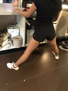 Sexy Lulu shorts at work