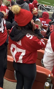 Tight & Plump ass at NFL game