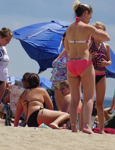 Beach and bikini girls