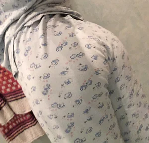 Girl in Her Home Pants Cozy Cute Ass Selfie Close-up