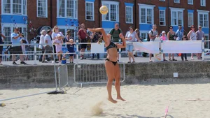 Weymouth beach volleyball girls  2019