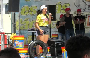 On the stage