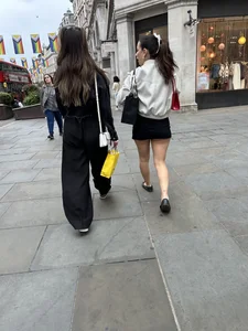 Short skirt cheeks hanging out this petite Spanish lunchable