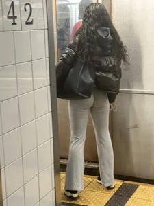 OC Nice Butt In Grey Sweats Subway Platform