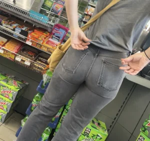 Tight ass in tight black jeans(OC)