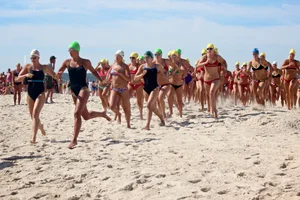 Bunch of sexy lifeguard tournament girls from 2013