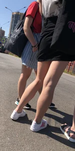 Nice Legs in a Skirt on the Street Creepshot