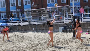 Weymouth beach volleyball girls 2018