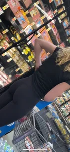Cute blonde teen with a tight ass!