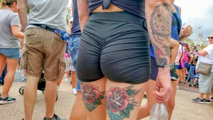 Ruched tight booty shorts