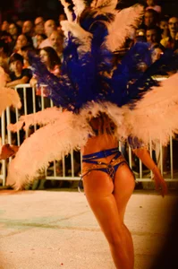 Sexy lady with a nice ass dressed up while dancing