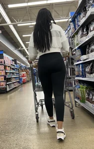 Brown skinned latina squatting and shopping (oc)