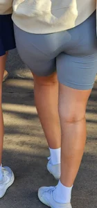 LoVely AZN - Blue Yoga Shorts (VPL)
