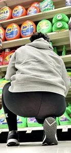 Lady w nice cheeks+VPL to match in slight transparency‼️