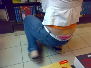 Huge collection of whale tails, ass cracks and panty peeks in public