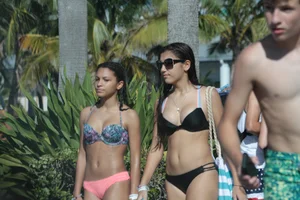 Sexy Deerfield Beach bikini girls