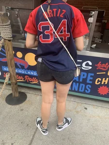 Cute girl wearing shorts, photo on the street