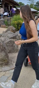 Big tits on pretty brunette girl