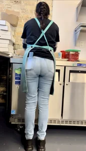 Latina vpl in blue jeans
