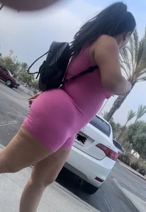 BBL Latina Milf in Pink Onepiece