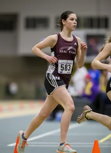 Canadian girls at an Alberta track and field tournament