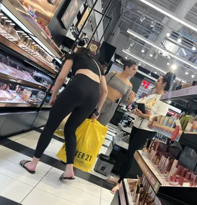 Two college chick’s shopping for makeup(oc)