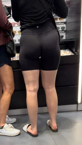 Hot redhead in black bikers (NOT OC)
