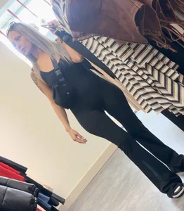Perfect fat ass in a slutty outfit with tramp stamp showing!