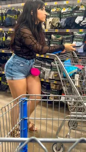 Walmart ass was hungry! Jean shorts