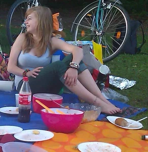 German girl Laura with nice boobs