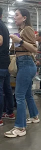 Milf with a 10 ass caught at Costco on the Day of the Dead [OC]