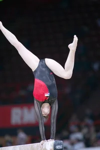 Candid gymnastics girls