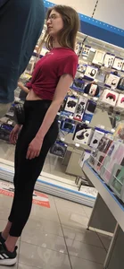 Hot ass in black leggings