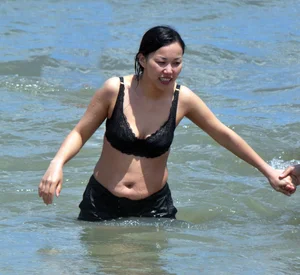 Asian beach and bikini girls