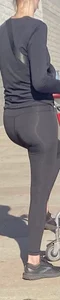 Amazing ass in black yoga pants