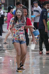 Water Festival girls in Thailand