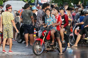 Water Festival girls in Thailand