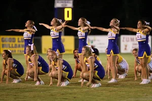 Candid cheerleaders