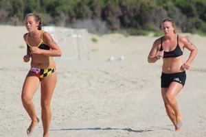 Bunch of sexy lifeguard tournament girls from 2013