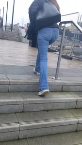 Tight Jeans Student Great Figure