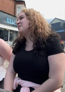 Windswept Smiley Women With Dyed Hair (Face Shots + Ass)