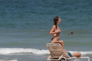 Collection of milfs in bikinis on the beach