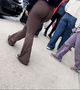 Nice ASIAN Shopping (brown Flares)