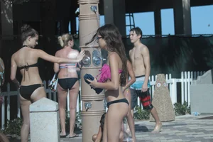 Sexy Deerfield Beach bikini girls