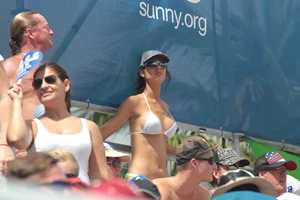 Florida beach and bikini girls