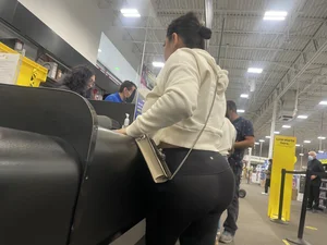 Small cute Latina milf with plumpy ass