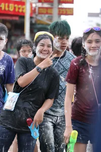 Water Festival girls in Thailand