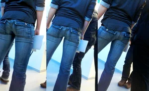 Great Candid Ass in Blue Jeans Creepshots