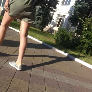 Sexy Legs in a Dress City Closeup Creepshot