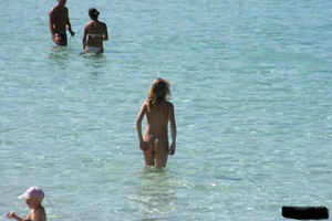 Bunch of sexy ladies on a nude beach